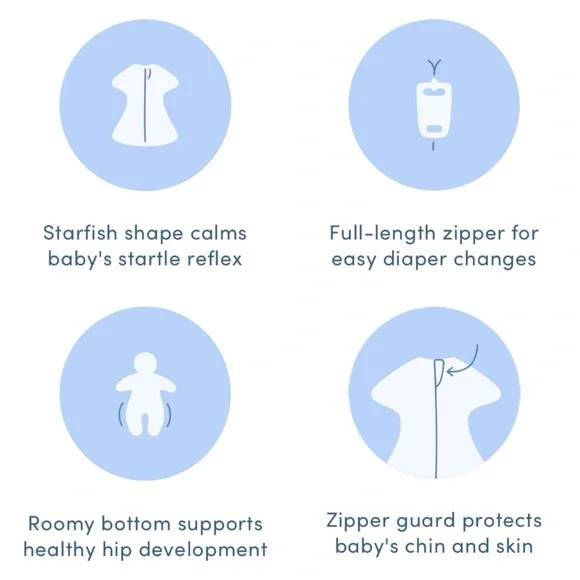 SLEEPING BABY • White/Multi Busy Town Zipadee-Zip Swaddle Transition Sleep Sack - Picture 10 of 13